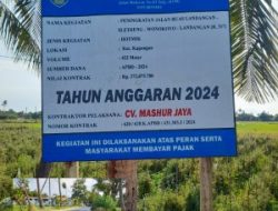 LBH Cakra Temukan Dugaan Penyimpangan Proyek Hotmix Peningkatan Jalan Ruas Sletreng-Wonokoyo-Landangan