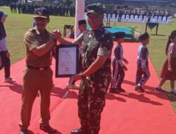 Penutupan TMMD ke 124 th 2025 oleh Kodim 0824 Jember didesa Plalangan Kecamatan Kalisat Jember