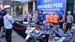 Polres Bojonegoro Berhasil Ungkap Sindikat Curanmor, Lima Tersangka Diamankan