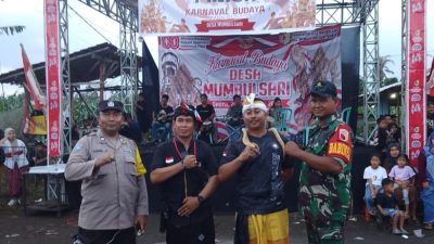 Wujud Kebhinekaan, Warga Mumbulsari Gelar Karnaval Budaya HUT ke-80 RI
