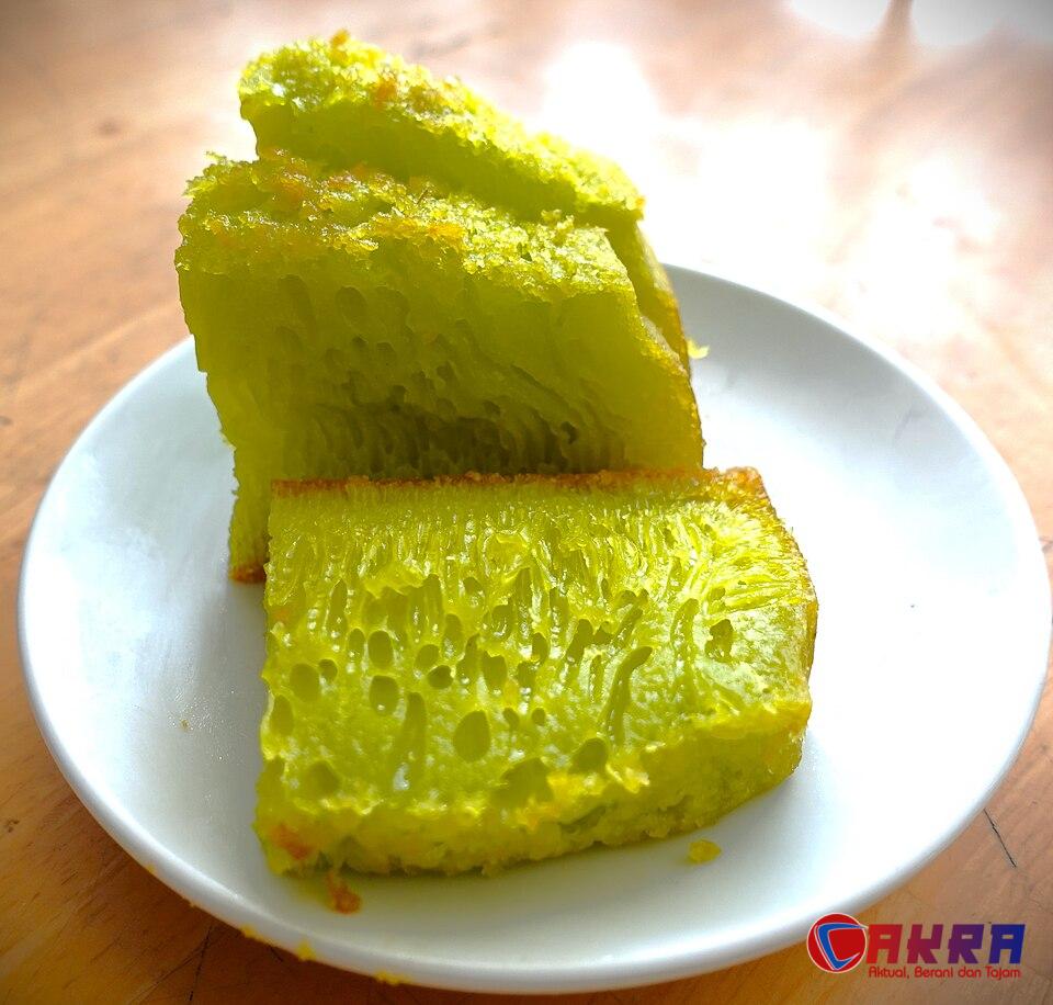 Bika ambon pandan kue khas Medan