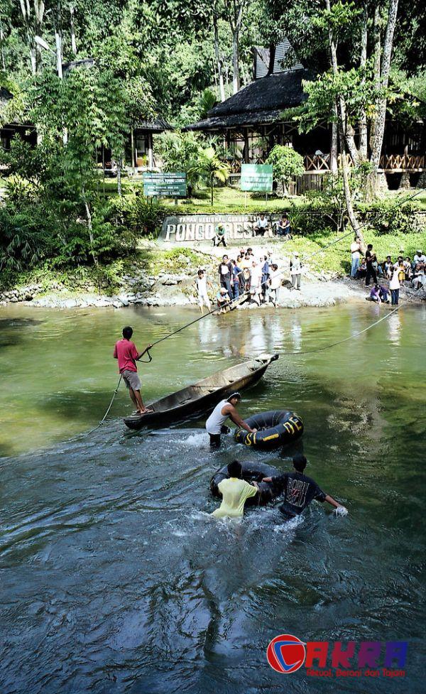 hidden gem medan terbaru di jalur sungai Bukit Lawang Sumatera Utara