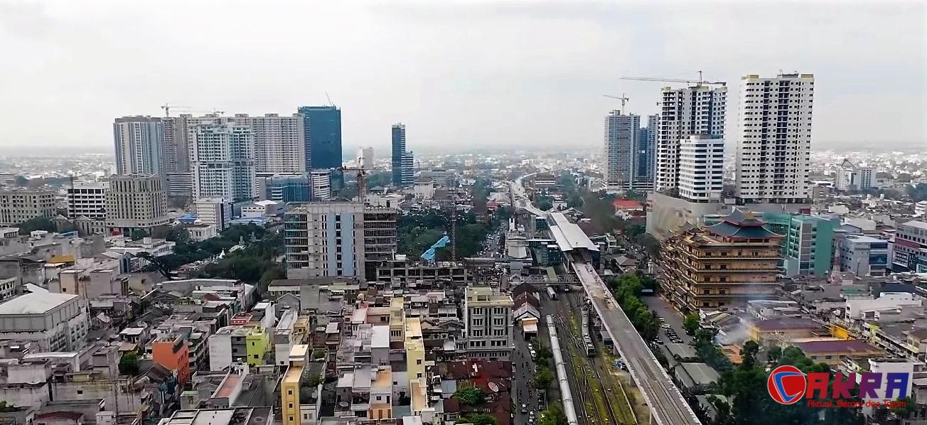 Panorama kota Medan untuk konteks keberangkatan wisata harian